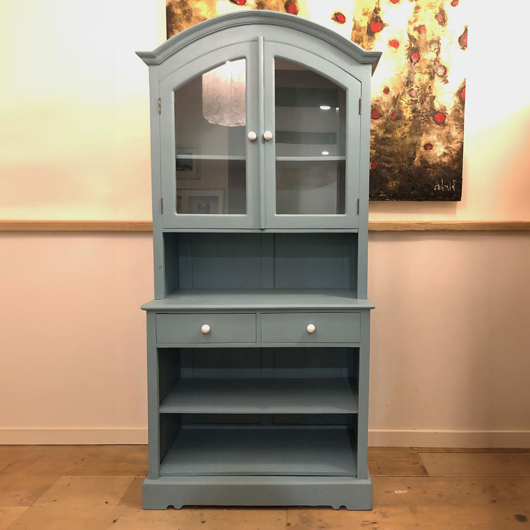 Brocante vetrinetta blu