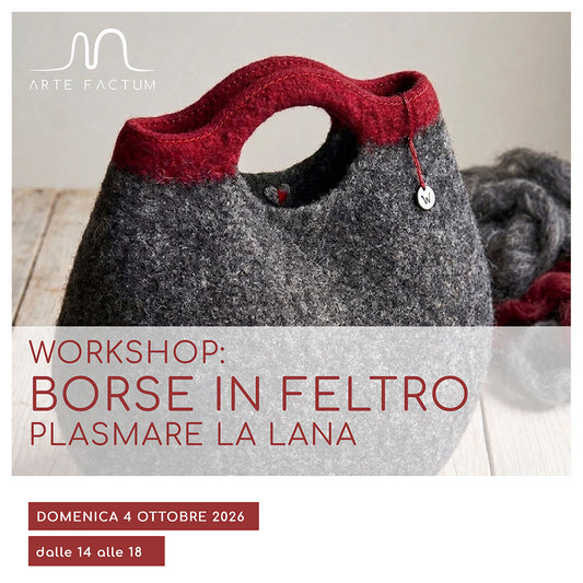 Workshop borse in feltro