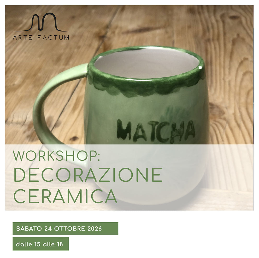 Workshop decorazione ceramica