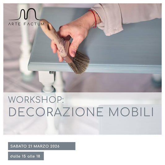Workshop decorazione mobili