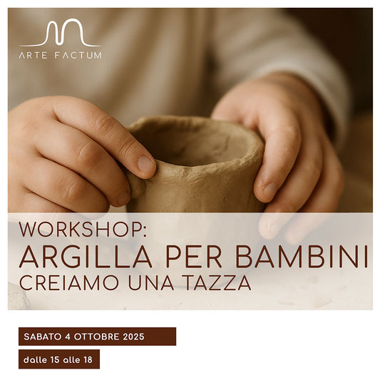 Workshop argilla per bambini