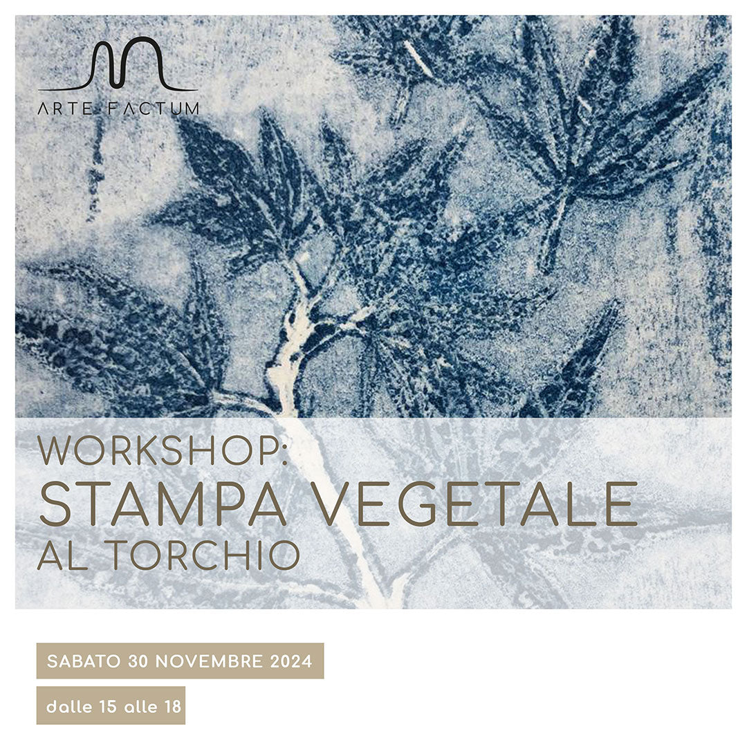 Workshop stampa vegetale al torchio